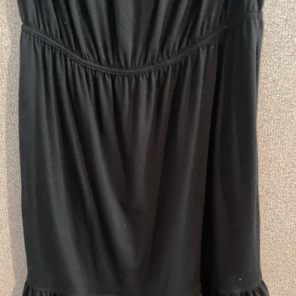 Black‎ Tube Top Ruffled  Dress - Picture 2 of 5